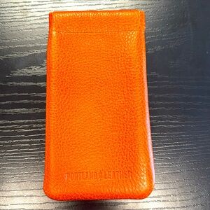 Portland Leather Squeeze Eyeglass Case NEW Koi